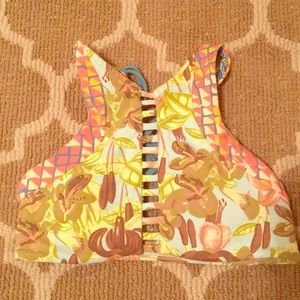 Maaji high neck swimsuit top